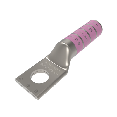 HUBBELL BURNDY - Zapata Terminal de Barril Largo para Tornillo de 5/16" y Calibre 1/0 AWG.