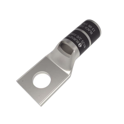 HUBBELL - Zapata Terminal Tipo Compresión de Cobre Electrolítico Estañado de Barril Corto para Tornillo de 1/2" y Cable 2/0 AWG.