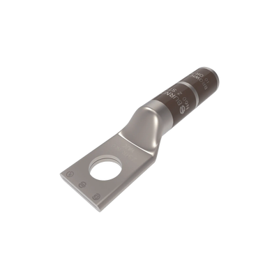 HUBBELL BURNDY - Zapata Terminal de Cañón Largo para Tornillo  5/16" y Calibre 2 AWG.
