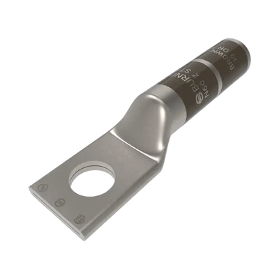 HUBBELL BURNDY - Terminal de Compresión de Ojillo para Tornillo 1/4  y Cable 2 AWG.