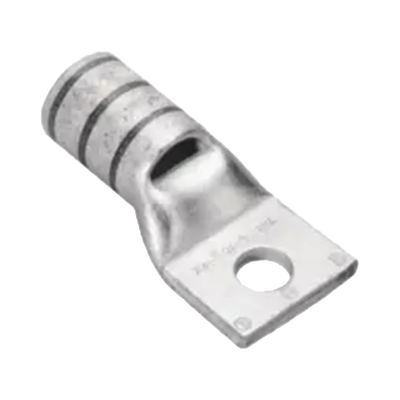 HUBBELL BURNDY - Terminal de Compresión de Ojillo para Tornillo 1/4  y Cable 2 AWG.