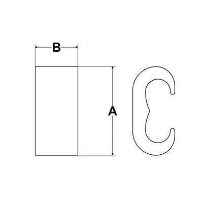 HUBBELL BURNDY - Conector Mecánico tipo YGHC-C, compresión en forma C para  calibre mínimo 1 tre- 2/0 tre y conductor máximo 6 sol - 2 tre.