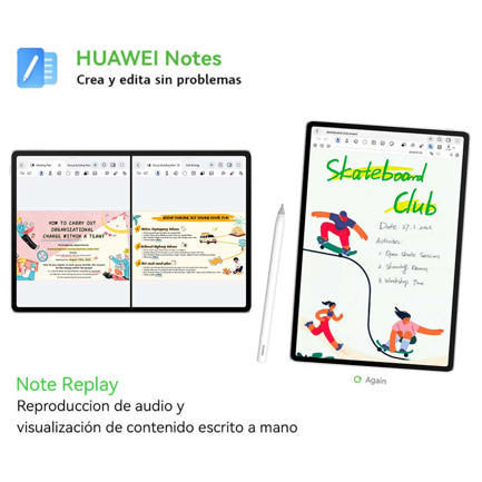 HUAWEI - Tableta Huawei MatePad 12 X Octa Core 12+256G 2.8K PaperMatte Harmony OS4.3 Blanco + Teclado