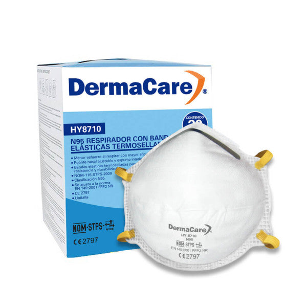 Mascarilla Desechable N95 8710 C/20 Pzas