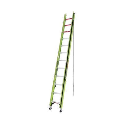 LITTLE GIANT LADDER SYSTEMS - Escalera de Extensión de Aluminio + Fibra de Vidrio Hasta 7.31 m. !La Más Liviana del Mundo! (No. Parte: 18724)