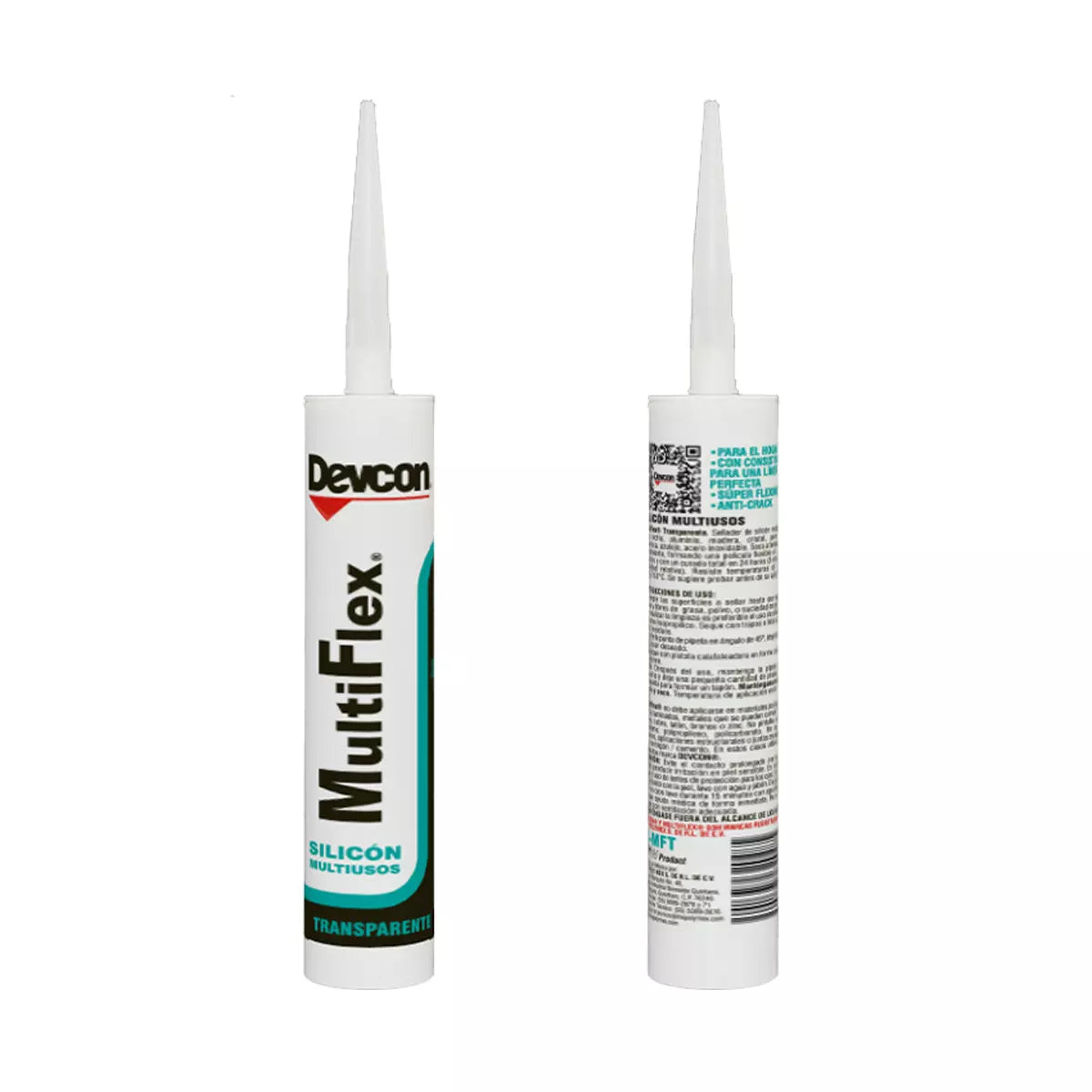 Silicon Multiusos Transparente 280 Gr Multiflex