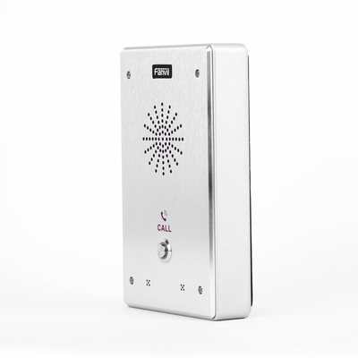 FANVIL - Intercomunicador IP, 2 líneas SIP, 2 relevadores con botón para llamada, anti-vandálico, IP65 e IK10, PoE