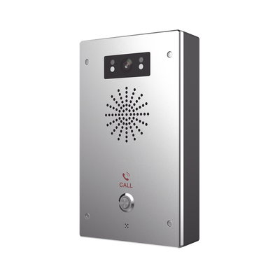 FANVIL - Video Intercomunicador IP, 2 líneas SIP, 2 relevadores con botón para llamada, Onvif, anti-vandálico, PoE, IP65 e IK10, PoE