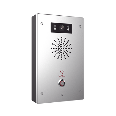 FANVIL - Video Intercomunicador IP, 2 líneas SIP, 2 relevadores con botón para llamada, Onvif, anti-vandálico, PoE, IP65 e IK10, PoE