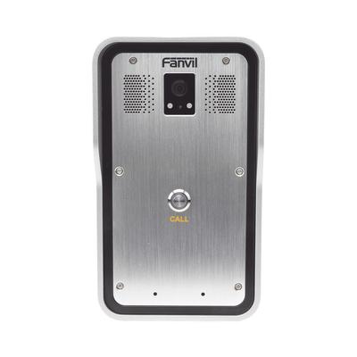 FANVIL - Video intercomunicador SIP para botón de pánico, PoE, Onvif con 1 relevador integrado.