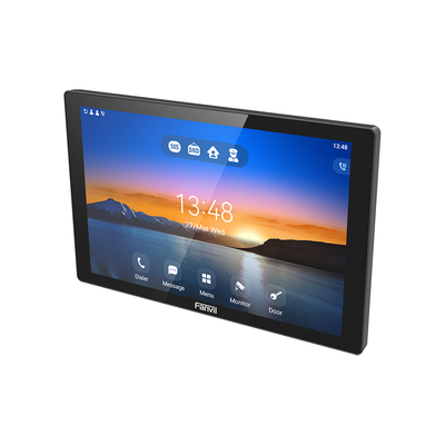 FANVIL - Monitor Audio/Video  IP/SIP para interior, Wi-Fi, pantalla táctil de 10.1", Apertura remota