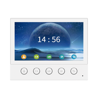 FANVIL - Monitor IP/SIP para interior, Wi-Fi, pantalla táctil de 7", audio de 2 vías, PoE, 8 interfaces de entrada de alarma.