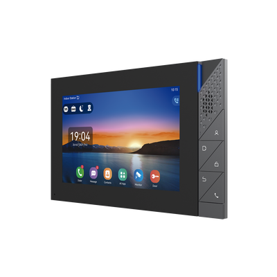 FANVIL - Monitor IP/SIP para interior con Android, Wi-Fi, Bluetooth, pantalla táctil de 7", audio de 2 vías, PoE, 8 interfaces de entrada de alarma.