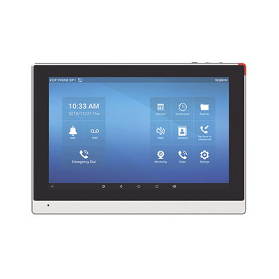 FANVIL - Monitor IP/SIP para interior con Android, Wi-Fi, pantalla táctil de 10.1", audio de 2 vías, PoE, 8 interfaces de entrada de alarma.