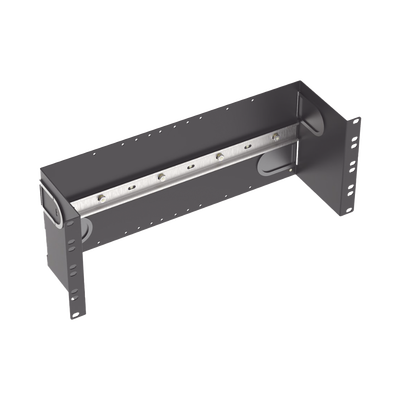 PANDUIT - Soporte Industrial Para Instalar Equipos de Montaje en Riel DIN, Para Racks o Gabinetes Estándar de 19in, de 4UR, Color Negro