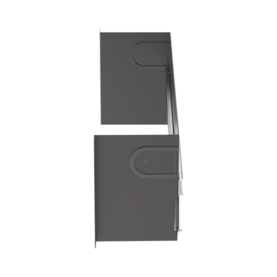PANDUIT - Soporte Industrial Para Instalar Equipos de Montaje en Riel DIN, Para Racks o Gabinetes Estándar de 19in, de 4UR, Color Negro