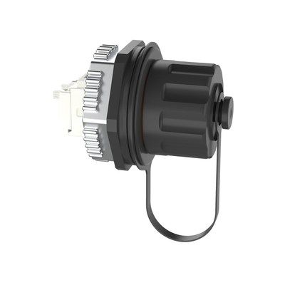 PANDUIT - Conector Jack RJ45 de Uso Industrial Estilo TG, Categoría 6, Con Tapa Protectora, Protección IP67