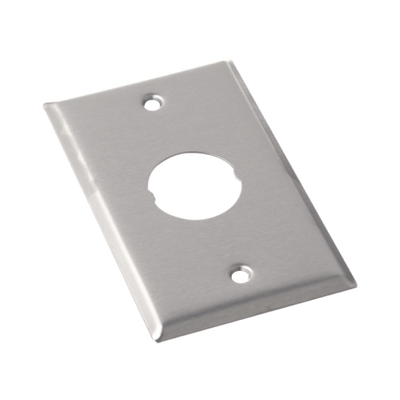 PANDUIT - Placa de Pared IndustrialNet?, Para 1 Conector Industrial, de Acero Inoxidable