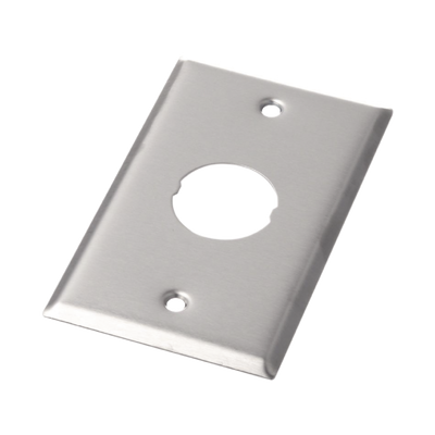 PANDUIT - Placa de Pared IndustrialNet?, Para 1 Conector Industrial, de Acero Inoxidable