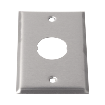 PANDUIT - Placa de Pared IndustrialNet?, Para 1 Conector Industrial, de Acero Inoxidable