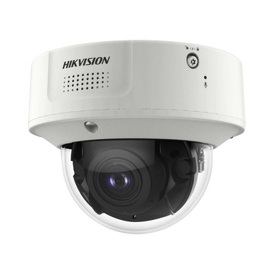 HIKVISION - Domo IP 4 Megapixel / Lente Mot. 2.8 a 12 mm / 40 mts IR EXIR / 2 Analiticos Simultaneos / SSD Integrado 1 TB / DeepinView / 2 Micrófonos Integrados / IP67 / IK10 / H.265+ / WDR 150 dB / Captura Facial / Búsqueda por Atributos