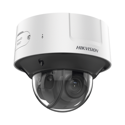 HIKVISION - Domo IP 4 Megapixel / Lente Mot. 2.8 a 12 mm / Conteo de Personas / WDR 140 dB / 30 mts IR EXIR / DARKFIGHTER / Exterior IP67 / IK10 / Detección Facial / Búsqueda por Atributos / microSD