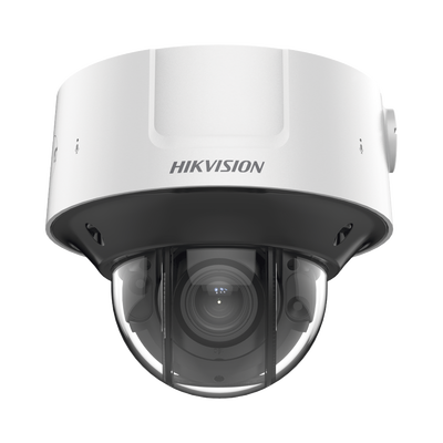 HIKVISION - Domo IP 4 Megapixel / Lente Mot. 2.8 a 12 mm / Conteo de Personas / WDR 140 dB / 30 mts IR EXIR / DARKFIGHTER / Exterior IP67 / IK10 / Detección Facial / Búsqueda por Atributos / microSD