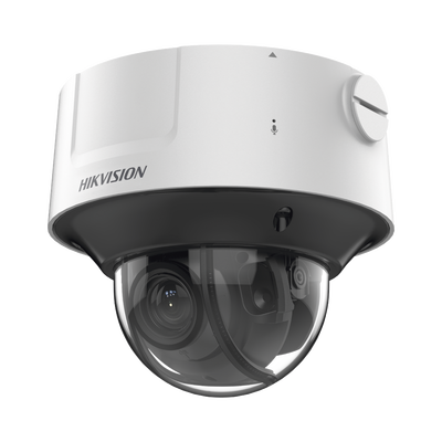 HIKVISION - Domo IP 4 Megapixel / Lente Mot. 2.8 a 12 mm / Conteo de Personas / WDR 140 dB / 30 mts IR EXIR / DARKFIGHTER / Exterior IP67 / IK10 / Detección Facial / Búsqueda por Atributos / microSD