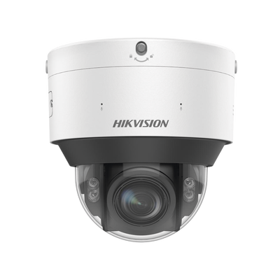 HIKVISION - Domo IP 8 Megapixel / Lente Mot. 2.8 - 12 mm / Dual Light (30 mts IR + 30 mts Luz Blanca) / IK10 / IP67 / Reconocimiento Facial / WDR 140 dB / DeepinView / Búsqueda por Atributos / Heat Map / ACUSENSE / DARKFIGHTER S / Audio de Dos Vías