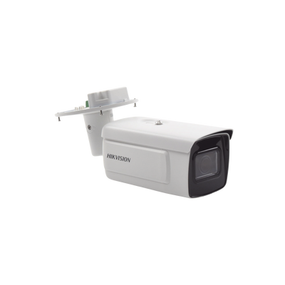 HIKVISION - Bala IP 4 Megapixel / Lente Mot. 2.8 - 12 mm / 50 mts IR EXIR / IK10 / Reconocimiento Facial / WDR 140 dB / DeepinView / Búsqueda por Atributos / Heat Map / ACUSENSE / Micro SD