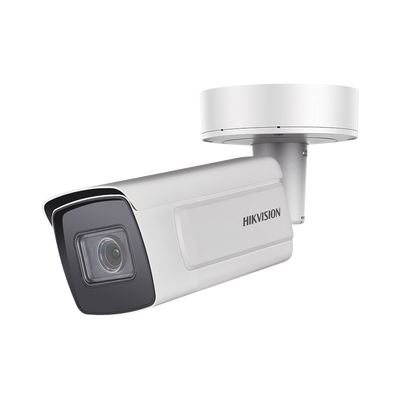HIKVISION - (Reconocimiento de Marca, Modelo, Color, Placa) Bala IP 4 Megapixel / Lente Mot. 2.8 a 12 mm / ANPR / Reconocimiento y Captura de Placas Vehiculares / WDR 140 dB / IP67 / IK10 / 50 mts IR EXIR