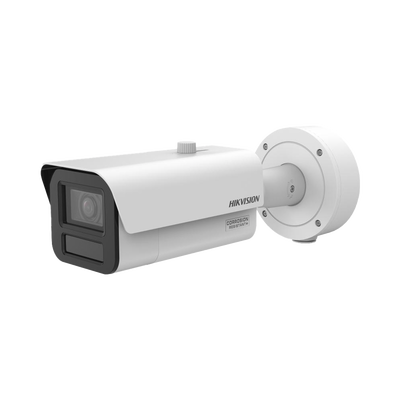 HIKVISION - (Reconocimiento de Marca, Modelo, Color, Placa) Bala IP 4 Megapixel / Lente Mot. 2.8 a 12 mm / ANPR / Reconocimiento y Captura de Placas Vehiculares / WDR 140 dB / IP67 / IK10 / 50 mts IR EXIR / Micro SD
