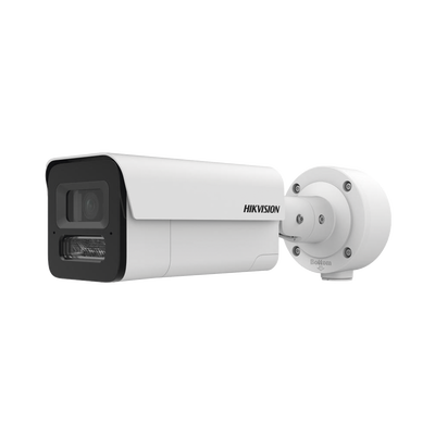 HIKVISION - Bala IP 4 Megapixel / Lente Fijo 4 mm / Luz Dual (IR y Luz Blanca) / Detección Facial / Heat Map / Metadata / IK10 / IP67 / WDR 140 dB / DeepinView