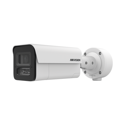 HIKVISION - Bala IP 8 Megapixel / Lente Fijo 4 mm / 40 mts IR EXIR / IK10 / IP67 / Detección Facial / WDR 120 dB / DeepinView / Heat Map