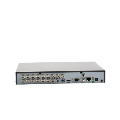 HIKVISION - DVR 16 Canales TurboHD + 8 Canales IP / 5 Megapixel Lite - 3K Lite / Acusense (Evita Falsas Alarmas) / Audio por Coaxitron / 1 Bahía de Disco Duro / H.265+ / Salida de Video en Full HD