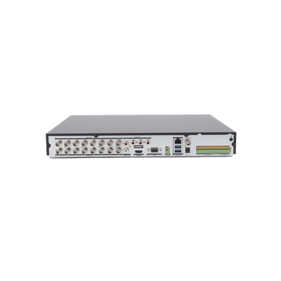 HIKVISION - DVR 16 Canales TURBOHD + 16 Canales IP / 8 Megapixel (4K) / Audio por Coaxitron / ACUSENSE / Reconocimiento Facial / 2 Bahías de Disco Duro / Salida de Video en 4K / H.265+ / Alarmas I/O