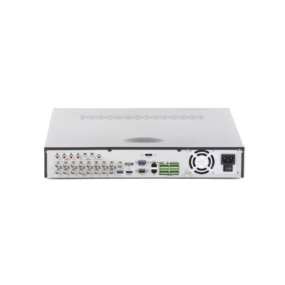 HIKVISION - DVR 16 Canales TurboHD + 8 Canales IP / 3K/5MP / Audio por Coaxitron / Acusense / 4 Bahías de Disco Duro / Videoanalisis / 16 Entradas de Alarma