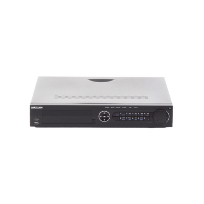 HIKVISION - DVR 32 Canales TurboHD + 16 Canales IP / 3K Lite / 5 Megapixel Lite / 4 Bahías de Disco Duro / Audio por Coaxitron / AcuSense / POS / Videoanalisis / 16 Entradas y 4 salidas de Alarma