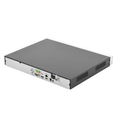 HIKVISION - NVR 12 Megapixel (4K) / Reconocimiento Facial / 8 Canales IP / Base de Datos / Hasta 100,000 Fotografías / 2 Bahías de Disco Duro / Bases de Datos / HDMI en 4K