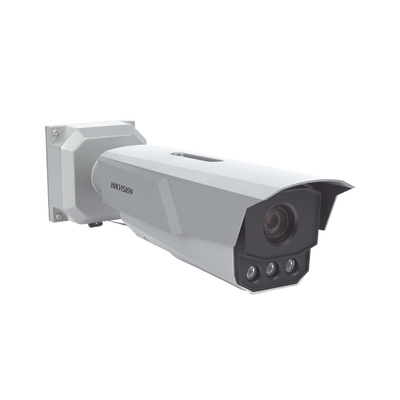 HIKVISION - Bala IP 4 Megapixel / ANPR / Reconocimiento y Captura de Placas Vehiculares para Trafico de Alta Velocidad / DARKFIGHTER / WDR 140 dB / IP67 / IK10 / Lente Mot. 10 a 50 mm / 40 mts IR / Micro SD