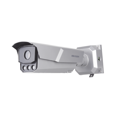 HIKVISION - Bala IP 4 Megapixel / ANPR / Reconocimiento y Captura de Placas Vehiculares para Trafico de Alta Velocidad / DARKFIGHTER / WDR 140 dB / IP67 / IK10 / Lente Mot. 10 a 50 mm / 40 mts IR / Micro SD
