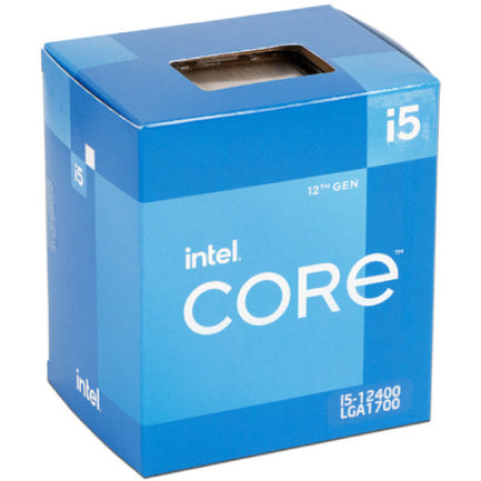 INTEL - Procesador Intel Core i5 12400 2.5GHz 18MB 65W S 1700 Hexa Core 12th Gen con Gráficos con Disipador BX8071512400