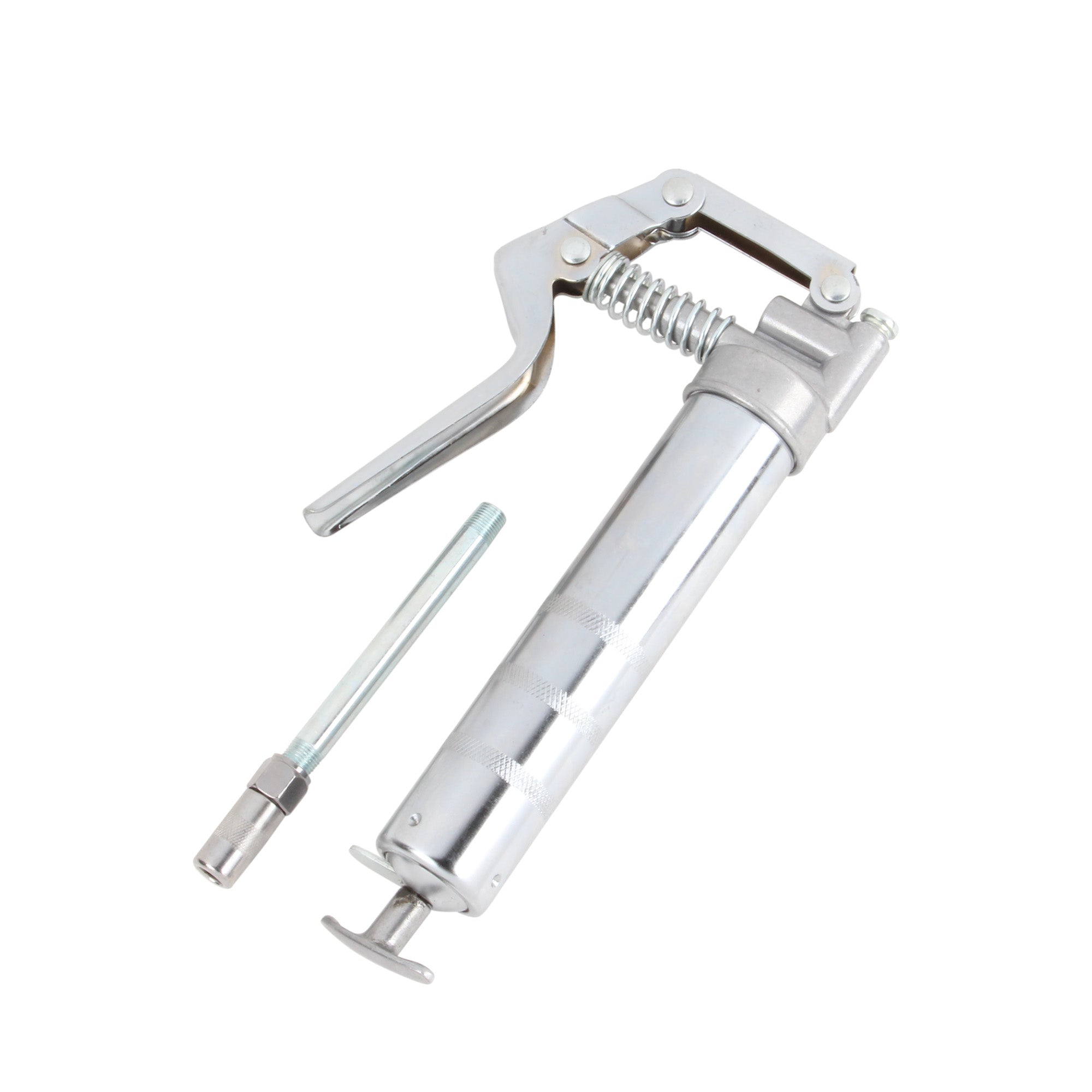 Inyector de grasa tipo pistola, tubo rígido (4500 PSI, 120 c.c.)