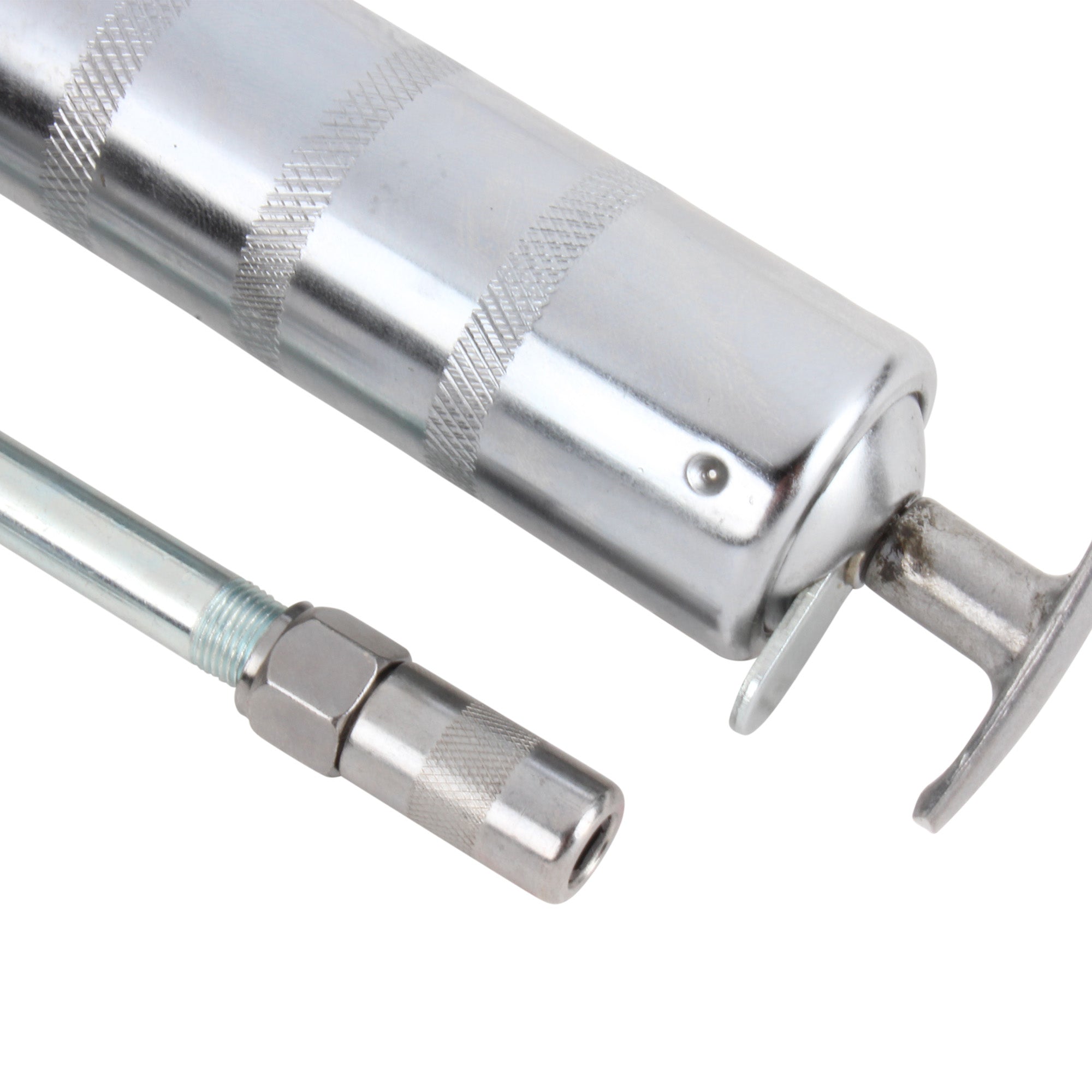 Inyector de grasa tipo pistola, tubo rígido (4500 PSI, 120 c.c.)