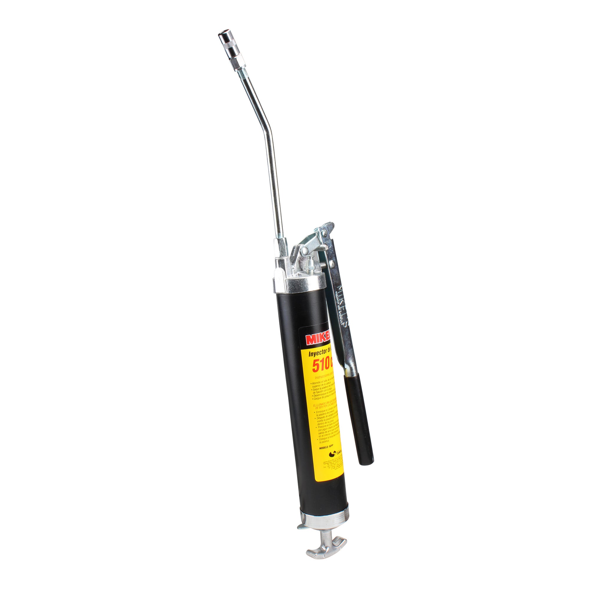Inyector de grasa tipo palanca, tubo rígido (6.000 PSI, 510 c.c.)