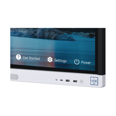 HUAWEI - HUAWEI IdeaHub B3, Pantalla interactiva para Colaboración Inteligente, 65", 4K UHD, Harmony, Wi-Fi 6, Seguimiento de Voz, BYOM, Administración desde la Nube Gratis, blanco Jade
