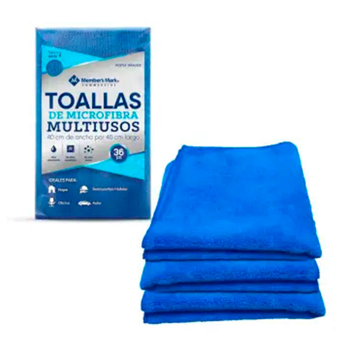 TOALLAS DE MEMBER'S MARK 36 PIEZAS