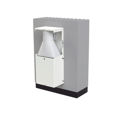 EPCOM INDUSTRIAL - Gabinete para Resguardo de Sirena de 30 W (SF581A o SF581L No incluida). Sin Placa para tamper.