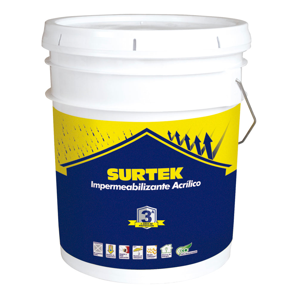 Surtek - Cubeta imper 19Lt rjo prot 3añ