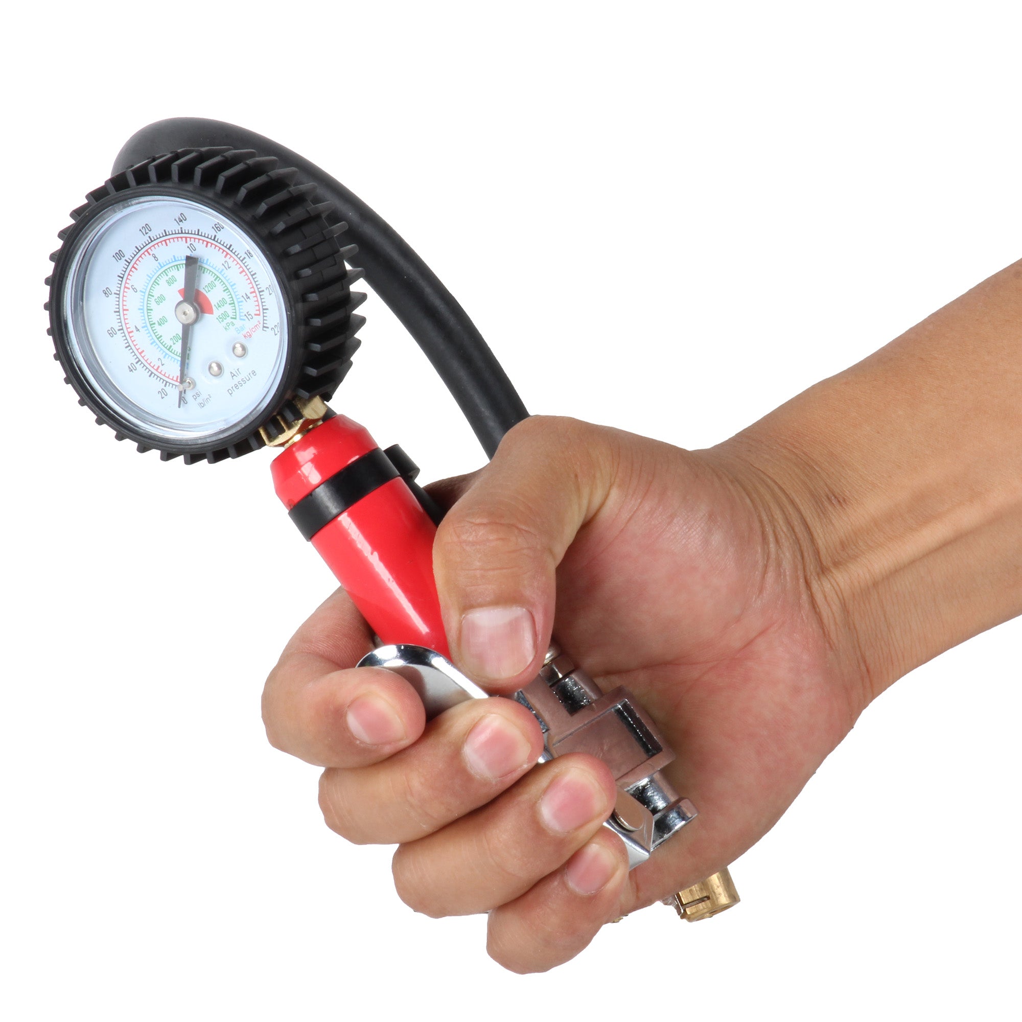 Inflallantas con manómetro (217 PSI)